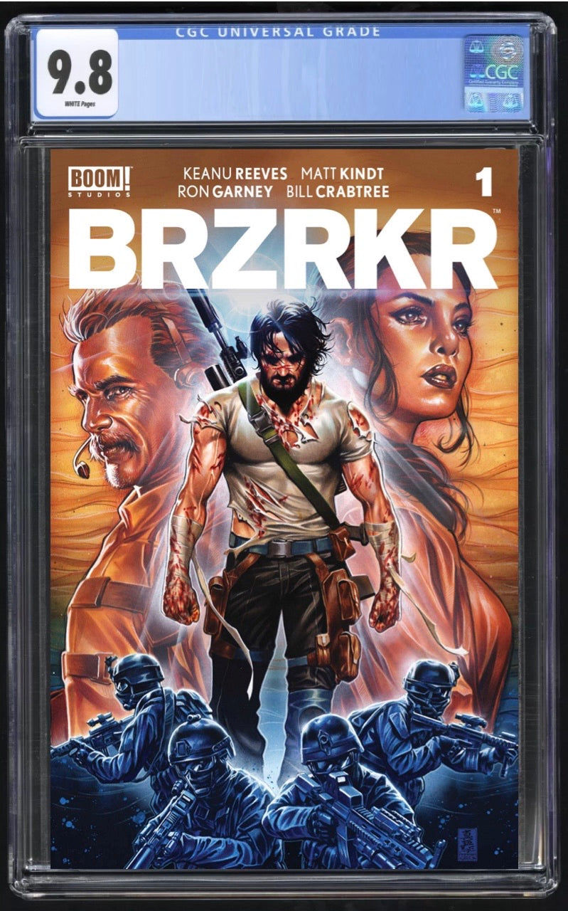 Brzrkr #1 (Berzerker) Cover B Brooks CGC 9.8