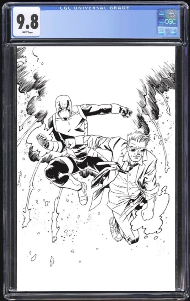 Quantum & Woody #1 Declan Shalvey B&W CGC 9.8
