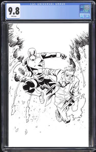 Quantum & Woody #1 Declan Shalvey B&W CGC 9.8