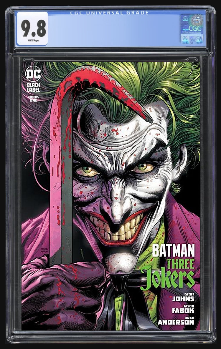 Batman Three Jokers #1  CGC 9.8 Joker Hook Cover