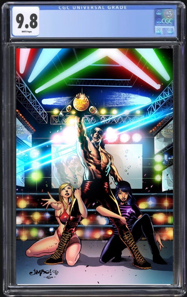 Over the Ropes #1 Jimbo Salgado Virgin CGC 9.8