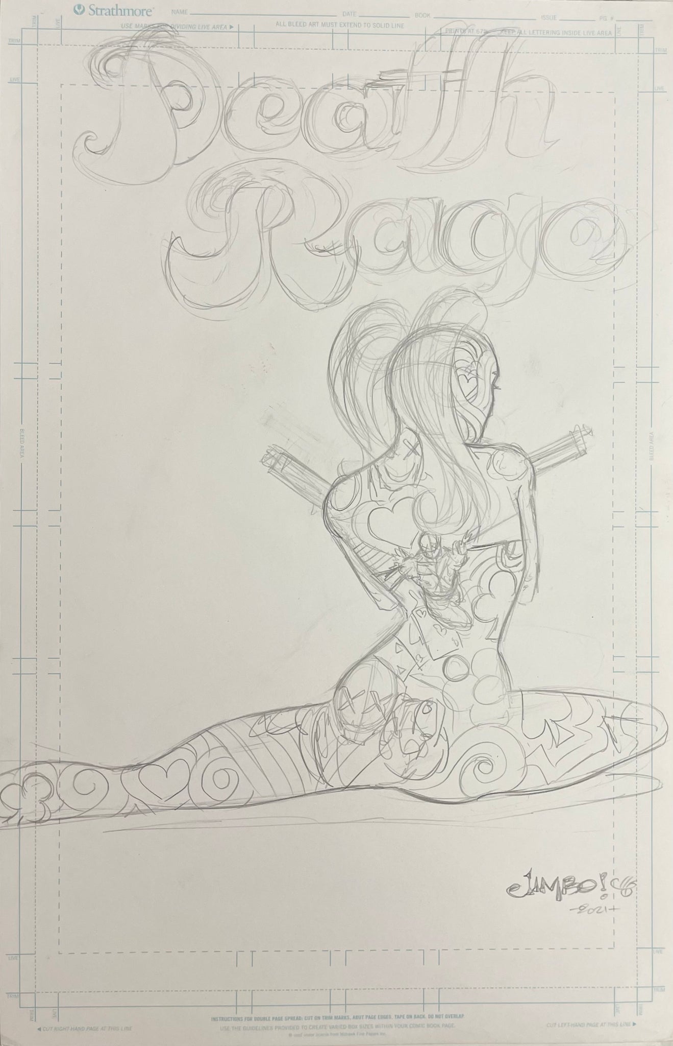Fire Kiss # 1 & Deathrage #2 covers + prelim 2021