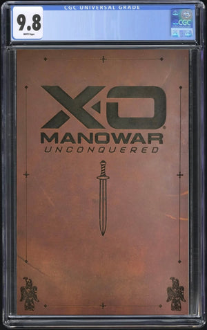 X-O Manowar Unconquered #1 1:250 Leather CGC 9.8