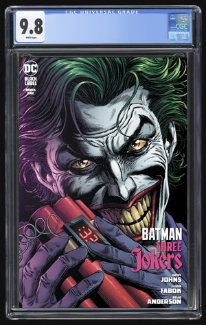 Batman Three Jokers #1  CGC 9.8 Bomb Cover