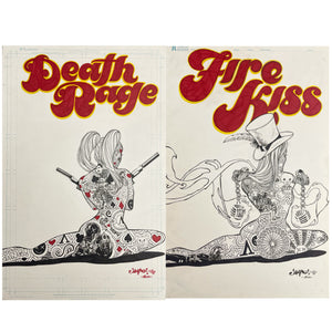 Fire Kiss # 1 & Deathrage #2 covers + prelim 2021