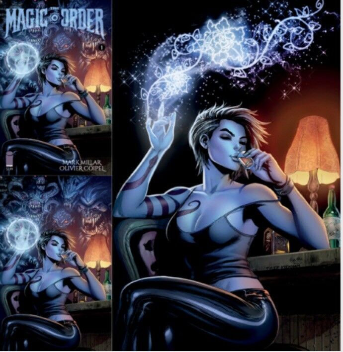 Magic Order #1 Kirkham Exclusive Set NM (3 comics) Netflix Show!