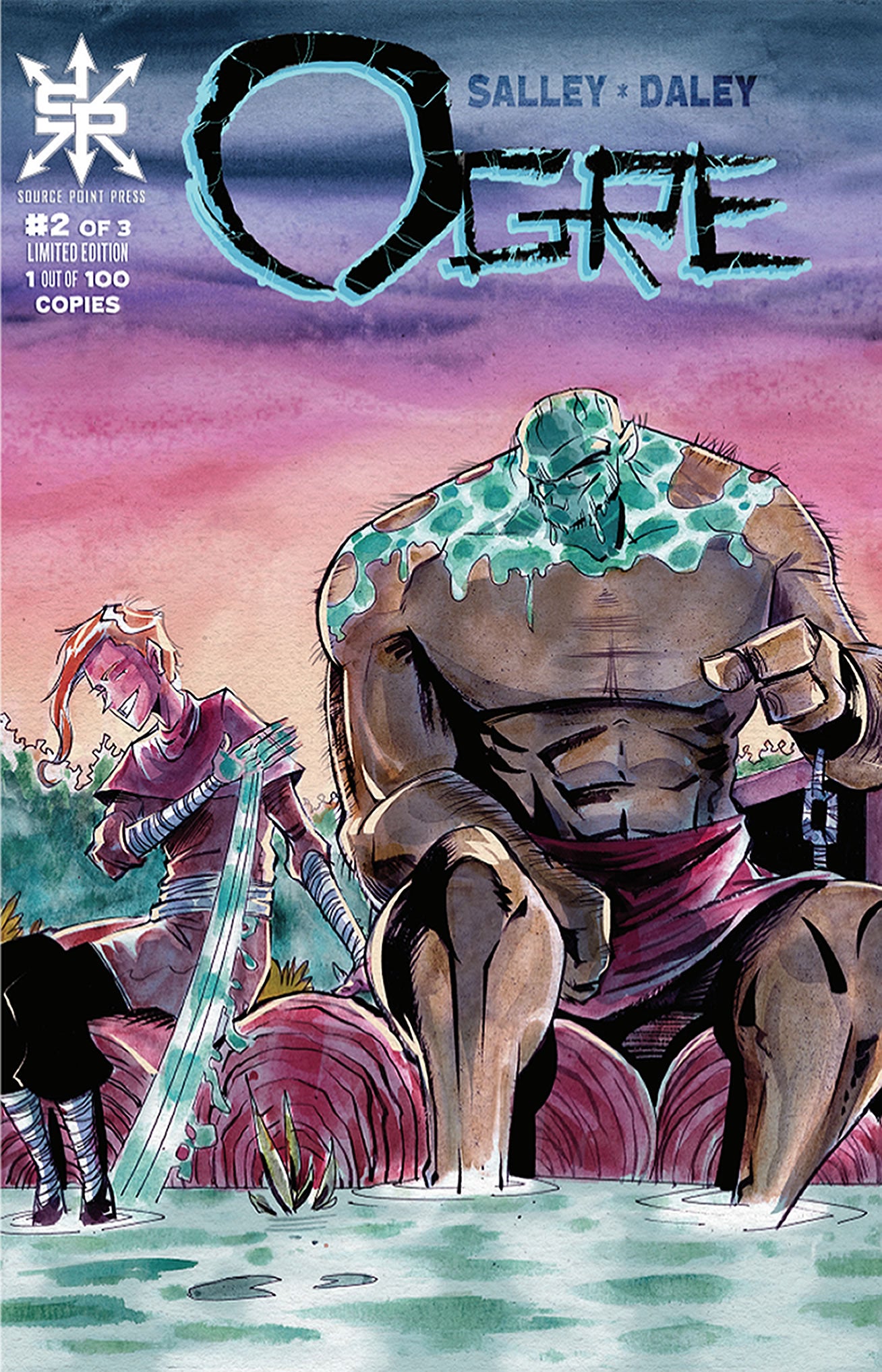 Ogre #1, #2, #3 Raft Trade Dress Connecting Cover Three Book Set