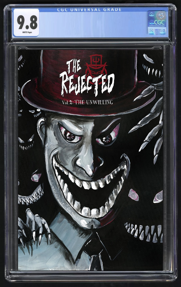 Rejected V2 The Unwilling Rob Hogan Mr. Teeth Variant. CGC 9.8