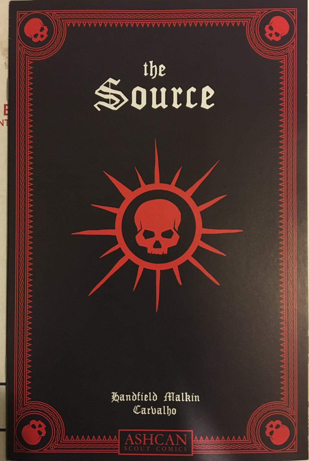THE SOURCE #1 ASHCAN - NM- 9.4 - (SCOUT COMICS 2018) LOW PRINT HTF