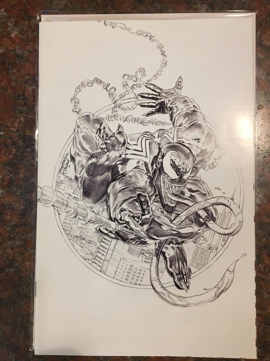 Venom #1 Mayhew Sketch Virgin